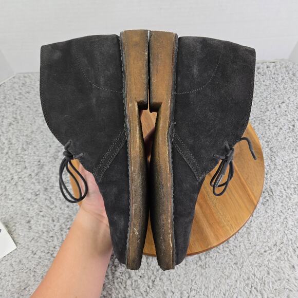 Polo Ralph Laruen Mens 9.5D King Bo Gray Suede Casual Crepe Sole Chukka Boot main image 8
